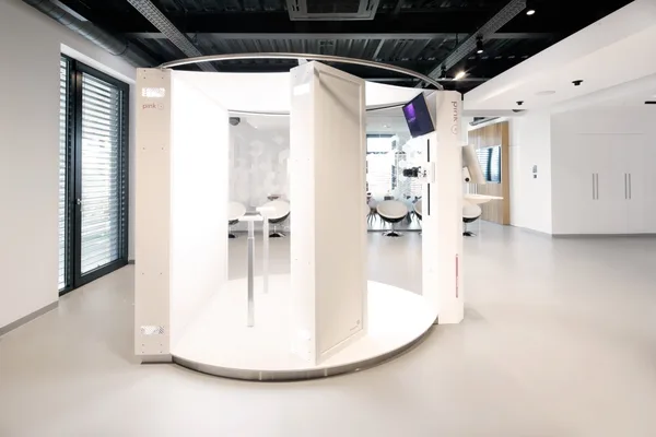pink — clinical-room installation